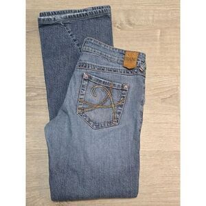 ABS Allen Schwartz Women's Bootcut Flare Blue Jeans‎ Tag Size 28 Measured 30x30